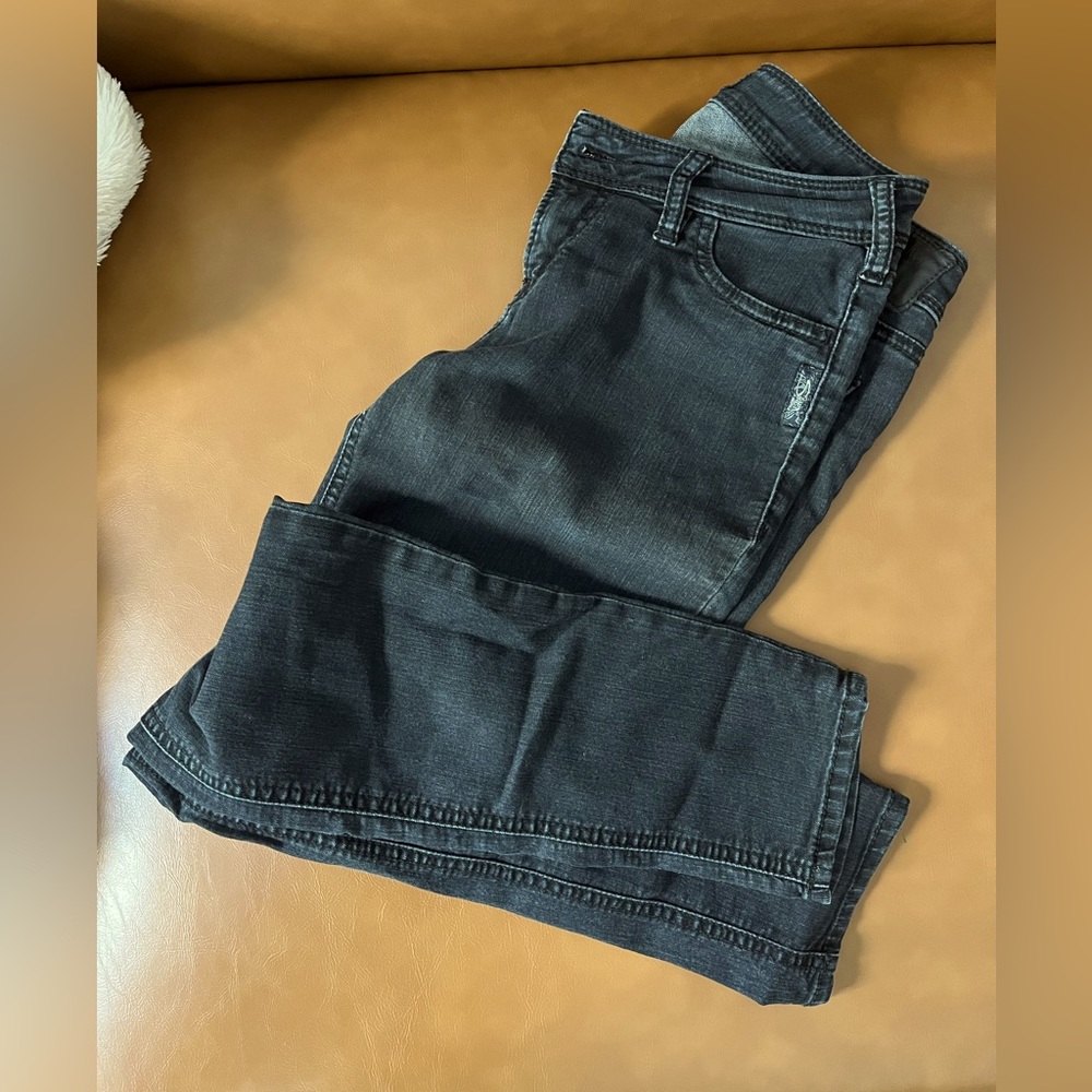 Silver Black Skinny Jeans
